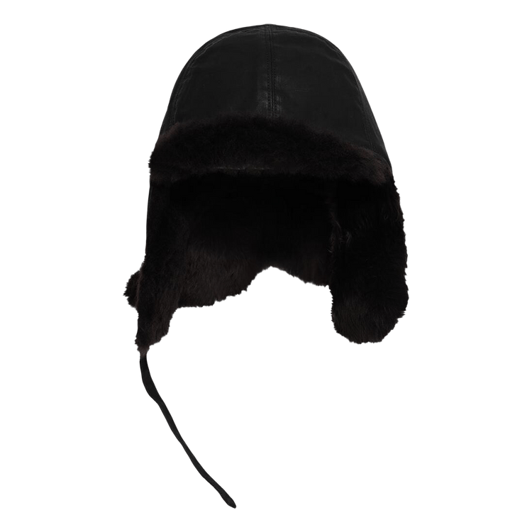 Lemaire Reversible Shearling Chapka Onyx 'Onyx'