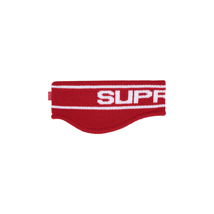 Supreme Contrast Logo Headband 'Red'