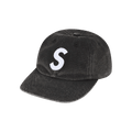 Supreme Pigment Coated Canvas S Logo 6-Panel 'Black'