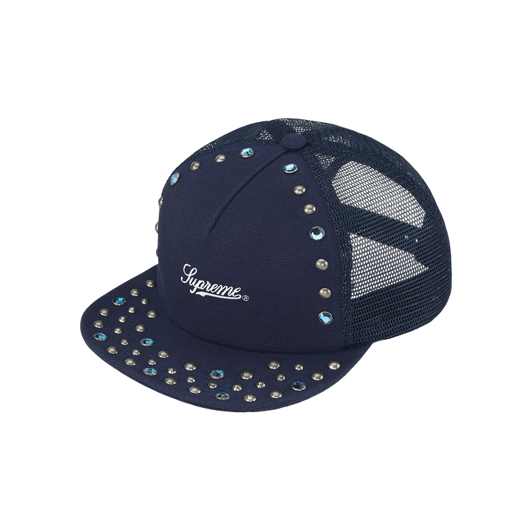 Supreme x B.B. Simon Studded Mesh Back 5-Panel 'Navy'