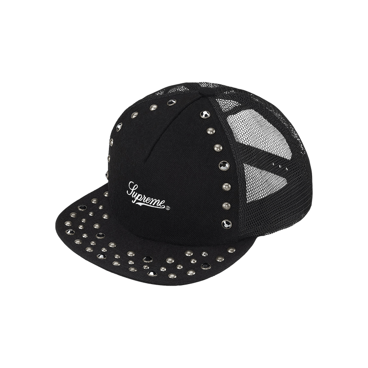 Supreme x B.B. Simon Studded Mesh Back 5-Panel 'Black'