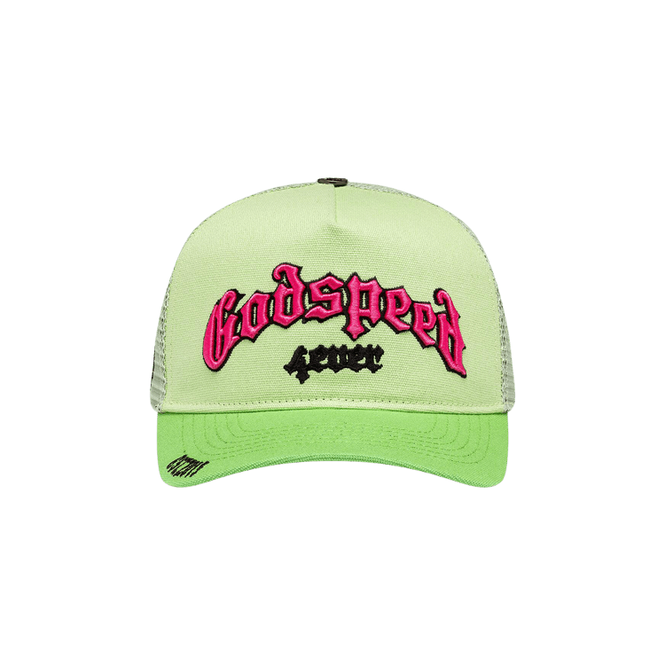 Godspeed Forever Trucker Hat 'Lime/Pink'