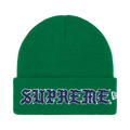 Supreme New Era Old English Beanie 'Green'