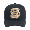 Stussy Mid Depth Chenille S Cap 'Black'