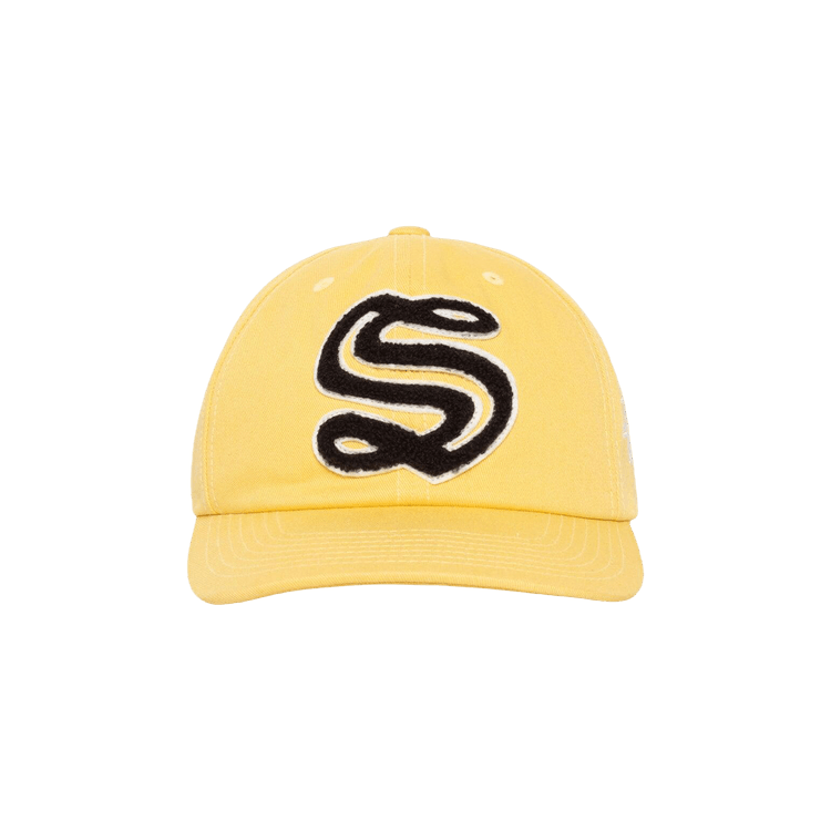 Stussy Mid Depth Chenille S Cap 'Yellow'