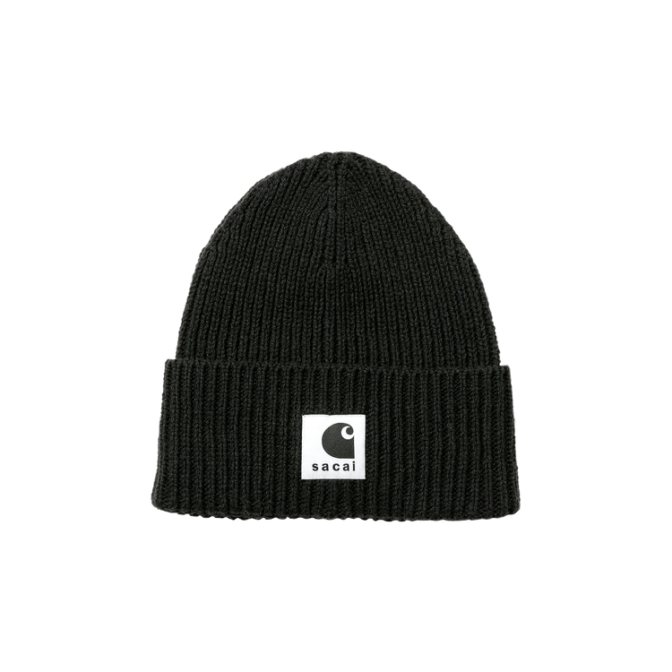 Sacai x Carhartt WIP Wool Knit Beanie 'Black'