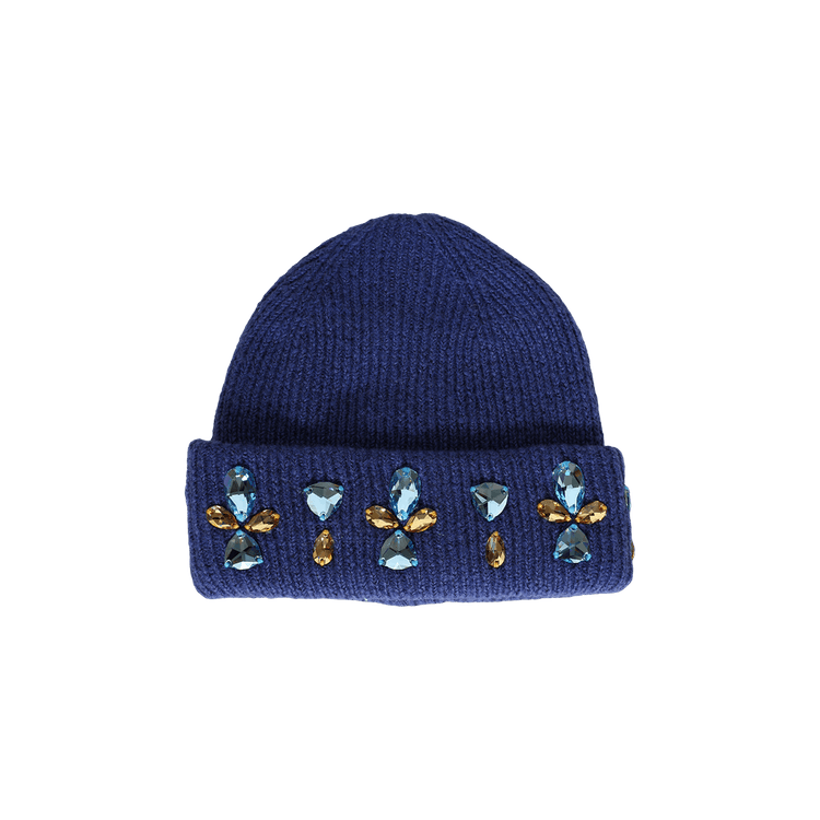 Melrose High Crown Of Cairo Beanie 'Navy'