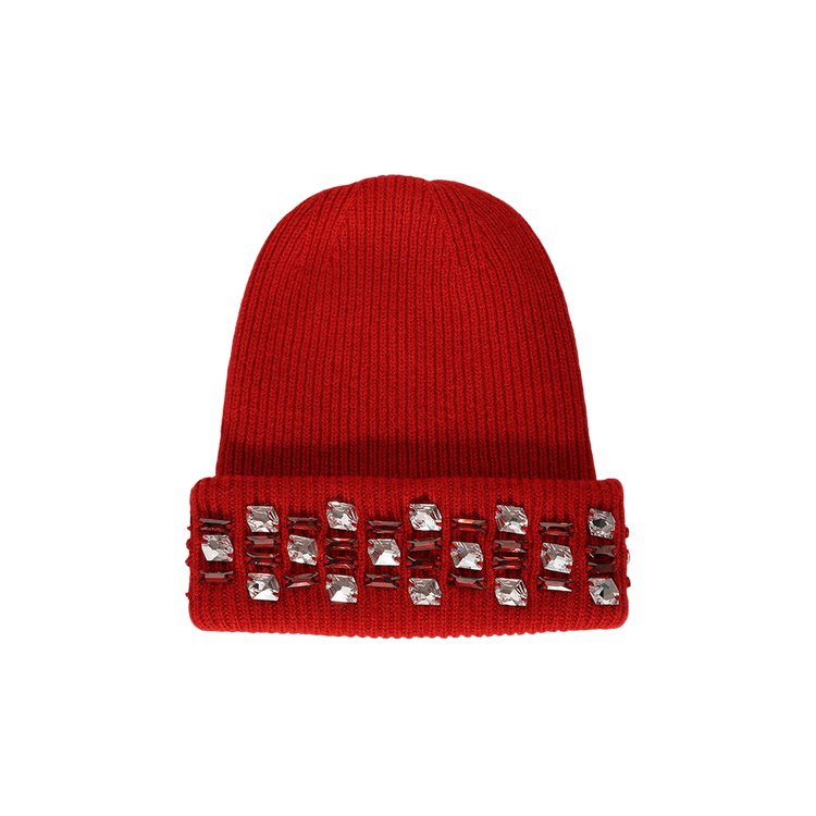 Melrose High Crown Of Cairo Beanie 'Red'