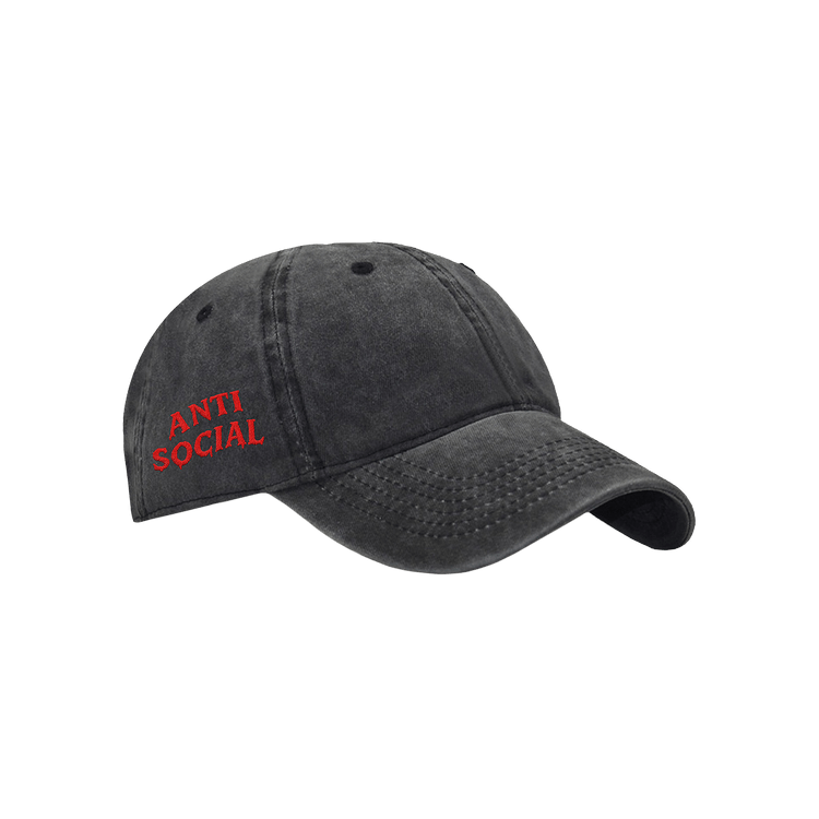 Anti Social Social Club Game Killer Distressed Cap 'Black'