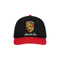 Aimé Leon Dore x Porsche Colorblock Logo Hat 'Jet Black Multi'