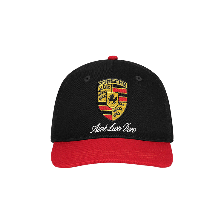 Aimé Leon Dore x Porsche Colorblock Logo Hat 'Jet Black Multi'