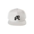 Malbon M Snapback Cap 'White'