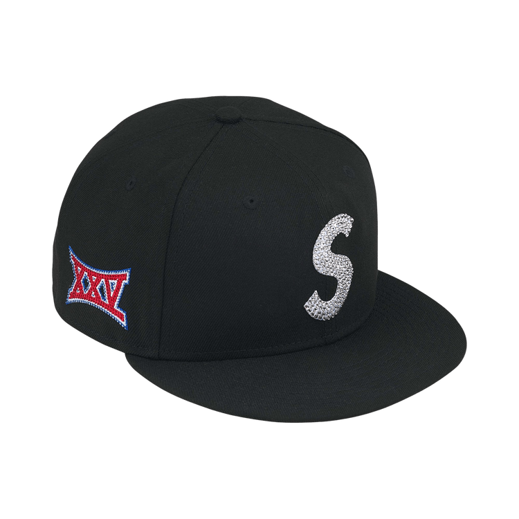Supreme Swarovski S Logo New Era 'Black'