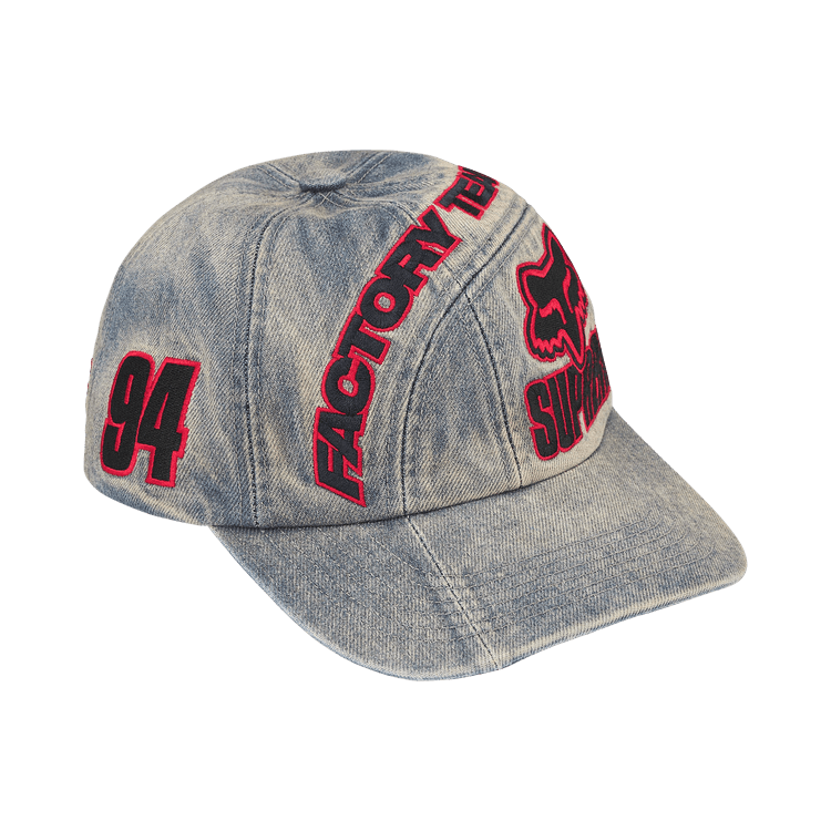 Supreme x Fox Racing 6-Panel 'Denim'