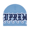 Supreme New Era Outline Beanie 'Light Blue'