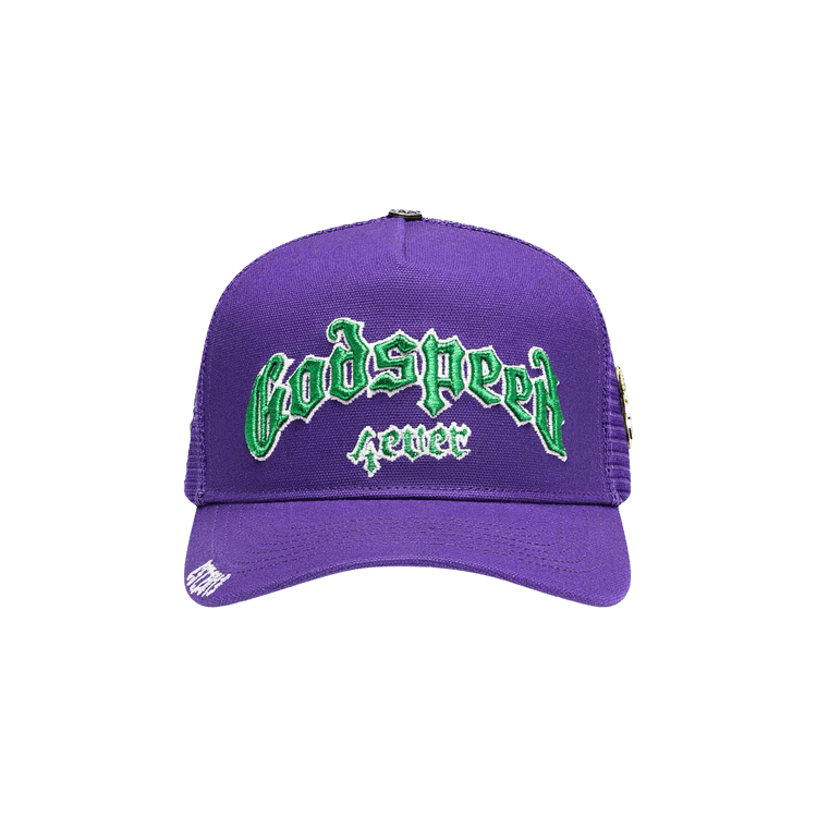 Godspeed Forever Trucker Hat 'Purple/Green'