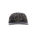 Satoshi Nakamoto Studded Wrap Around Hat 'Black'