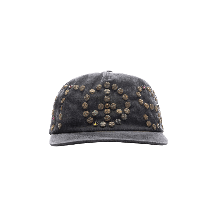 Satoshi Nakamoto Studded Wrap Around Hat 'Black'
