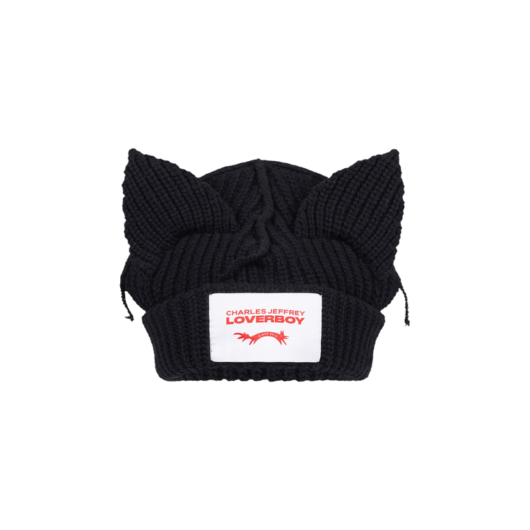 Charles Jeffrey Loverboy Chunky Ears Beanie 'Black'