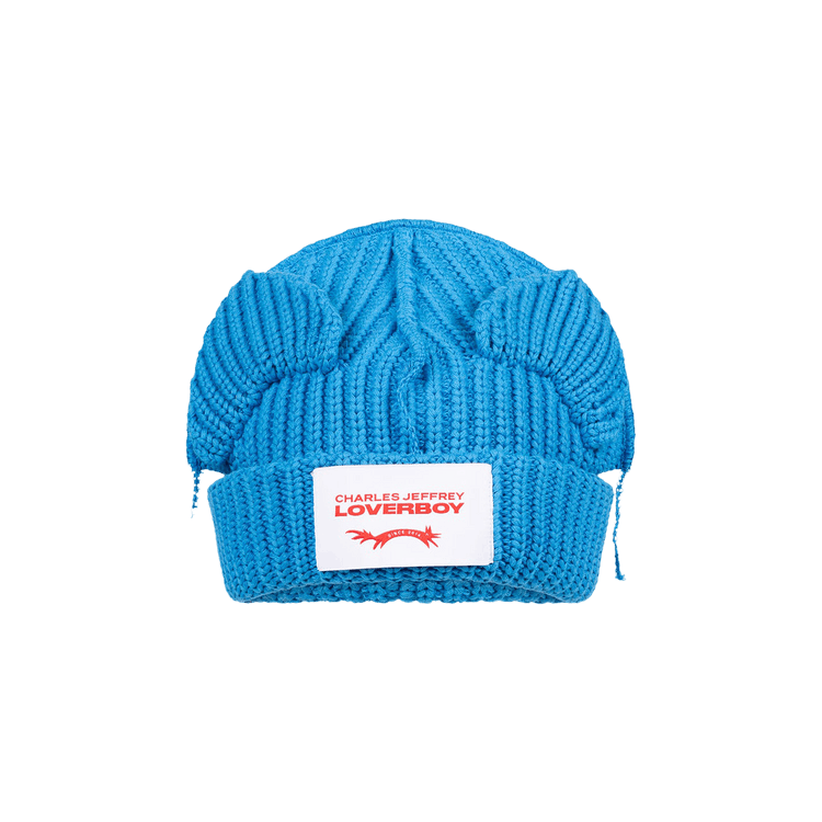 Charles Jeffrey Loverboy Chunky Ears Beanie 'Light Blue'
