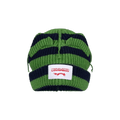 Charles Jeffrey Loverboy Supersized Chunky Ears Beanie 'Green/Navy Stripe'