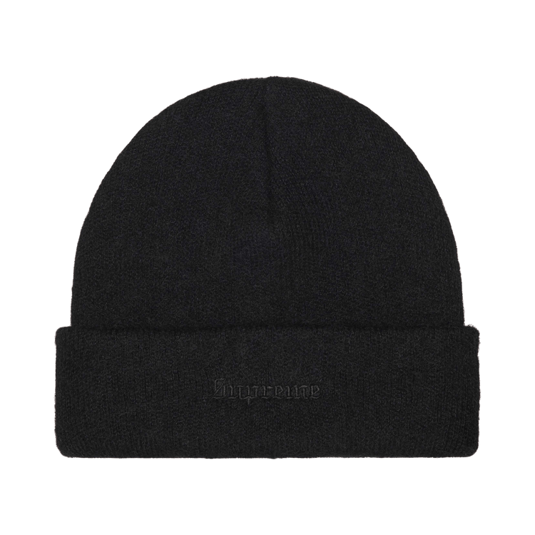 Supreme Mohair Beanie 'Black'