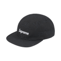 Supreme Jacquard Logos Denim Camp Cap 'Black'