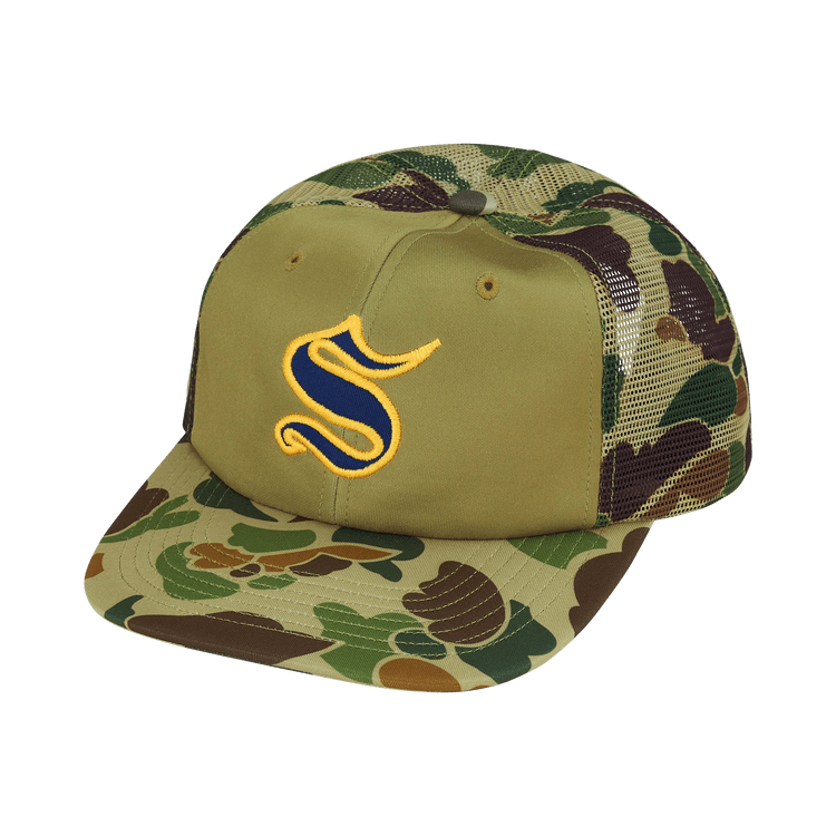 Supreme Contrast S Mesh Back 6-Panel 'Olive Camo'