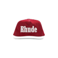 Rhude Contrast Logo Hat 'Red/White'