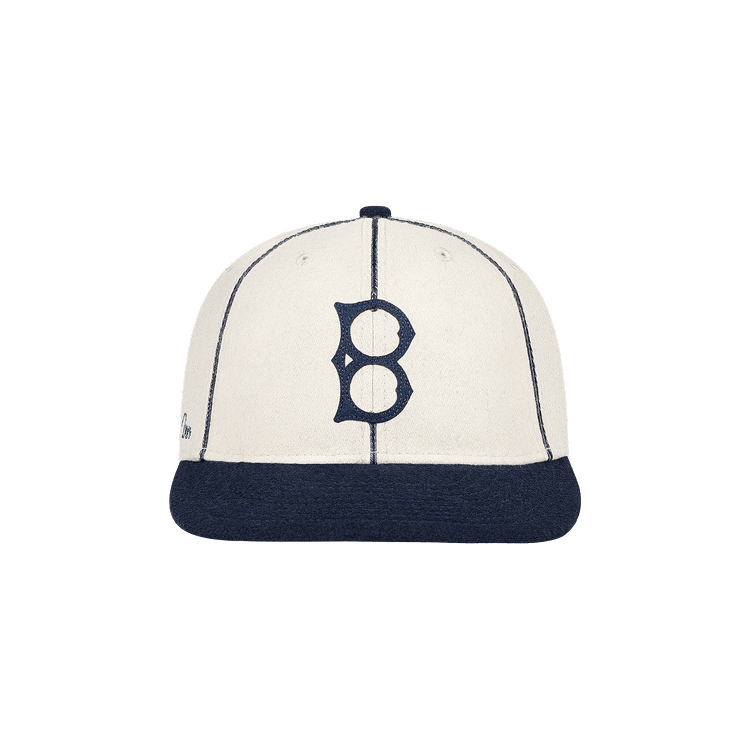 Aimé Leon Dore x New Era Dodgers Melton Wool Fitted Hat 'Pristine Pinstripe'