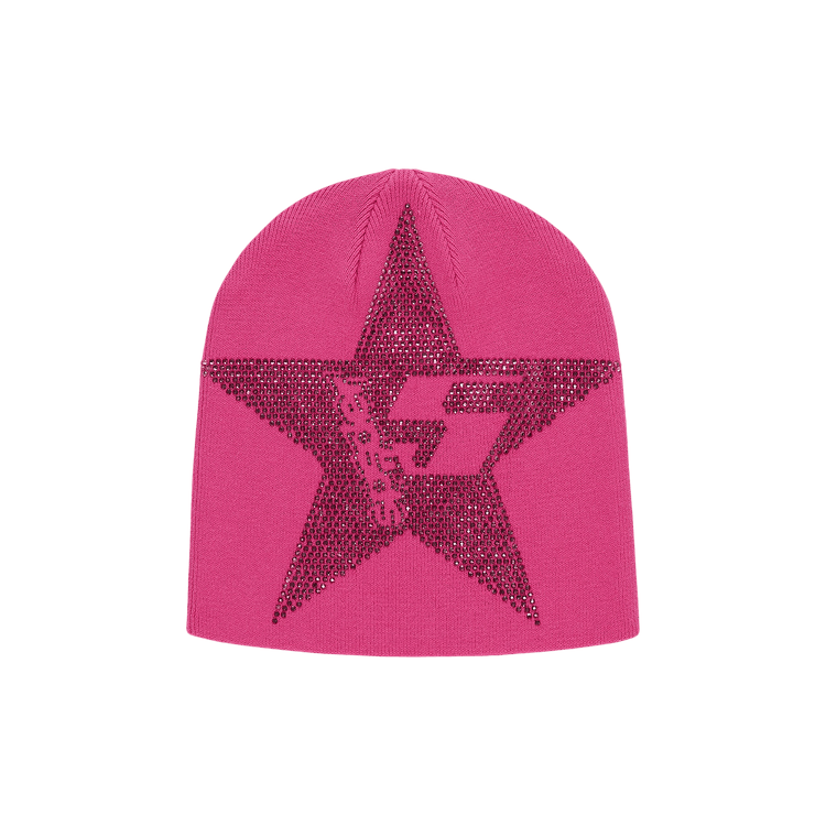 Sp5der Star Rhinestone Skully 'Pink'