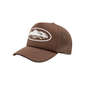 Corteiz Island Puff Print Trucker Hat 'Brown'