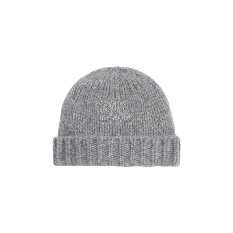 CELINE Triomphe Beanie 'Light Grey'