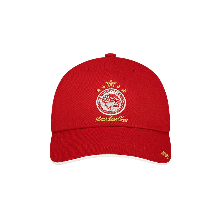 Aimé Leon Dore x Olympiacos F.C. Logo Hat 'Red'