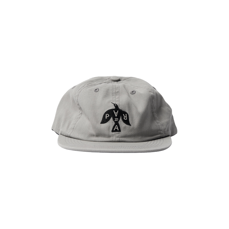 Parra Crow Logo 6 Panel Hat 'Grey'