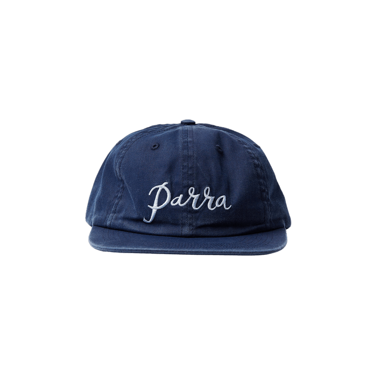 Parra Scripted 6 Panel Hat 'Navy Blue'