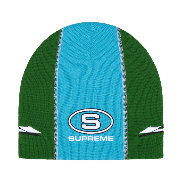 Supreme Racing Panel Beanie 'Light Blue'