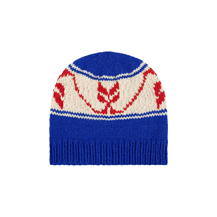 Aimé Leon Dore Hand Knit Heritage Beanie 'Blue Quartz'