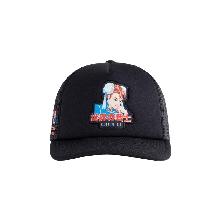 Kith x Capcom Chun Li Nolan Trucker Hat 'Black'