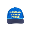 Alex Zono Running Is My Best Friend Trucker Hat 'Blue'