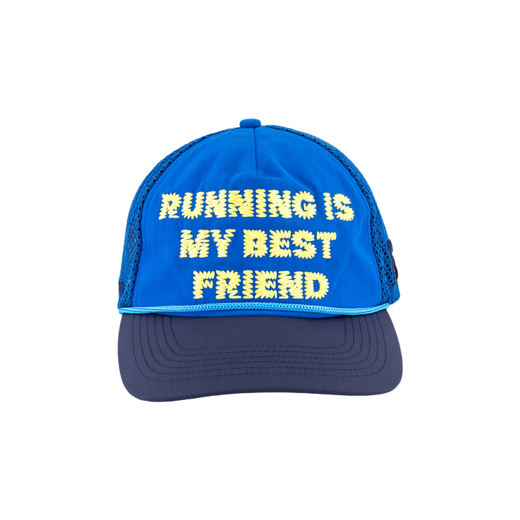 Alex Zono Running Is My Best Friend Trucker Hat 'Blue'