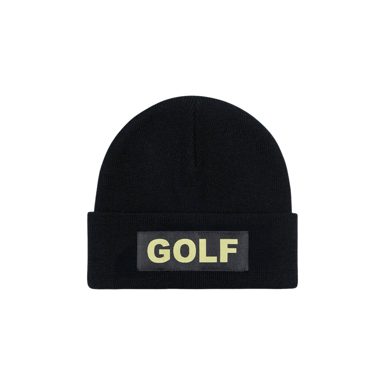 GOLF WANG Woven Logo Beanie 'Black'