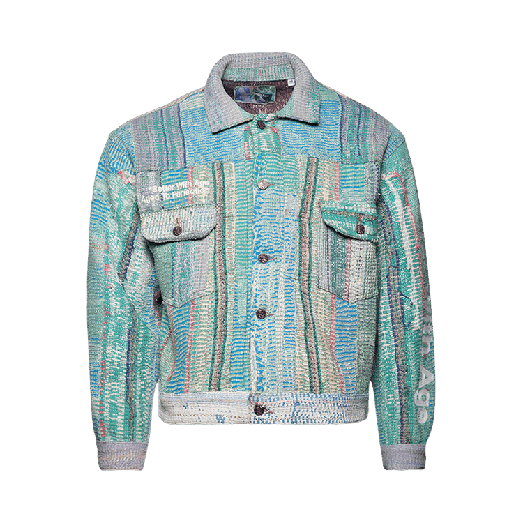 *Better With Age Isaac Hand Quilted Trucker 'Yellow/Multi'