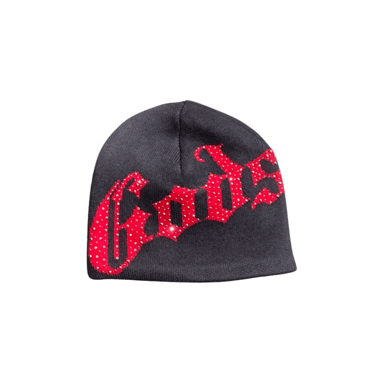 Godspeed OG Logo Studded Beanie 'Grey/Red'
