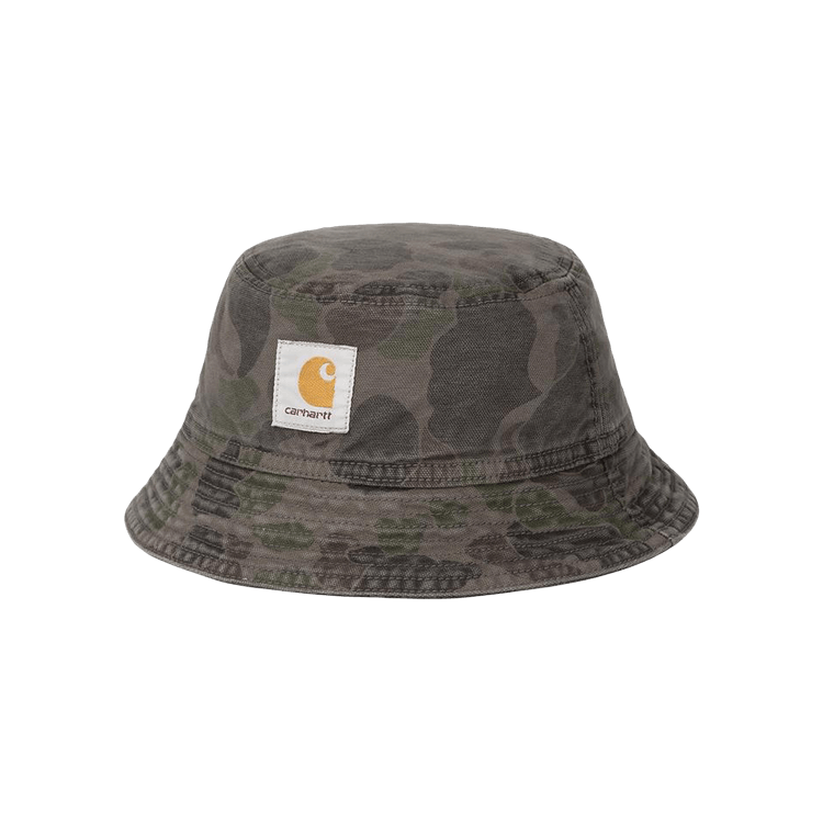 Carhartt WIP Duck Bucket Hat 'Camo Green/Porphyry Garment Dyed'