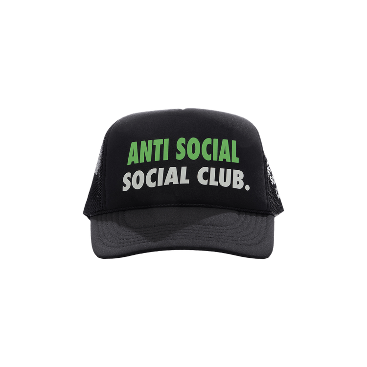 Anti Social Social Club Spell Out Trucker Cap 'Black'