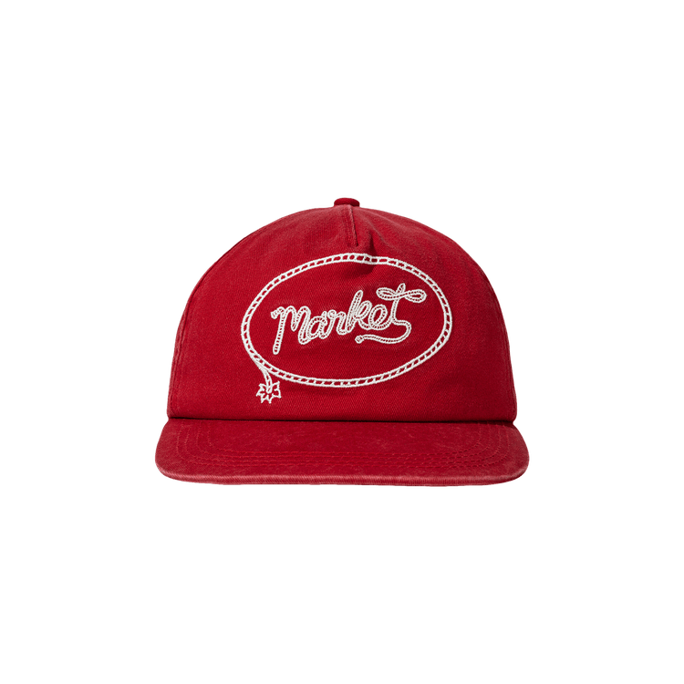 Market Market Lasso Lockup 5-Panel Hat 'Salsa'