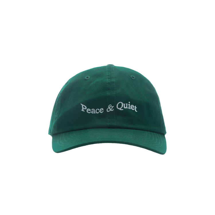Museum of Peace & Quiet Wordmark Tye Dye Dad Hat 'Forest'