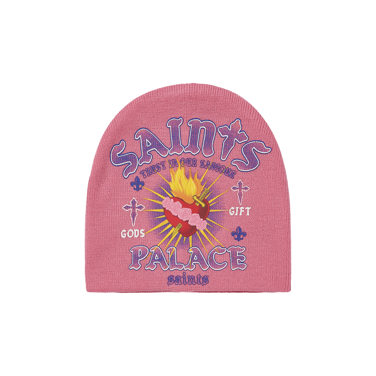 Palace Gods Gift Nein Cuff Beanie 'Pink'