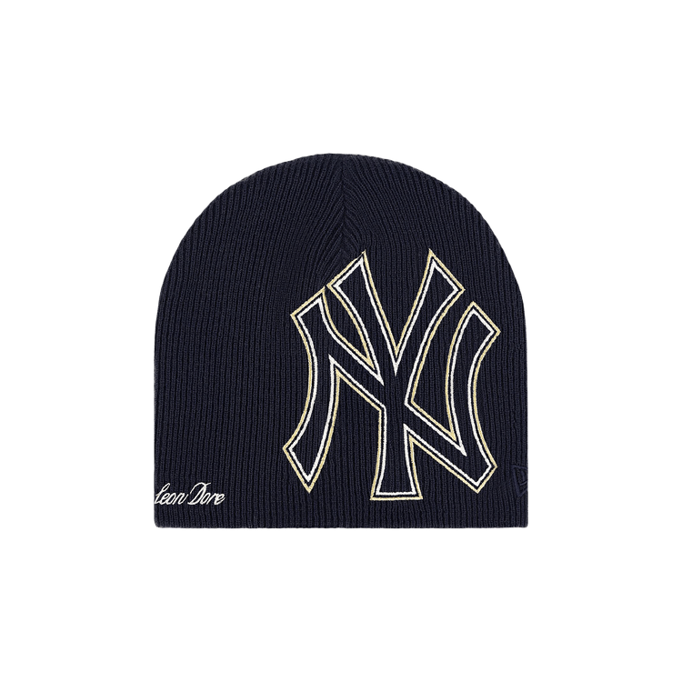 Aimé Leon Dore x New York Yankees Embroidered Beanie 'Navy Blazer'